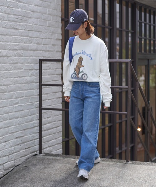 Franklin Climbing（フランクリンクライミング）の「【Franklin Climbing】ラブラドゥードル＆e-BIKEグラフィックスウェット（スウェット・メンズ・ライトグレー/ホワイト/ブラック/ネイビー/アイボリー・MEDIUM/LARGE）」の20枚目の写真