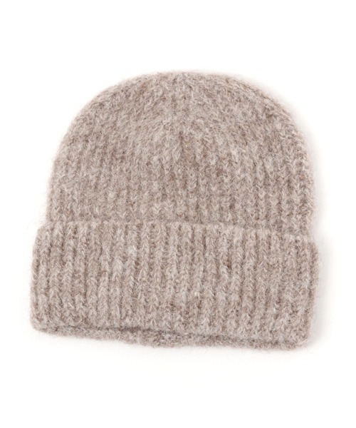 LAKOLE（ラコレ）の「シャギーリブニットワッチ / 980302（ニットキャップ/ビーニー・レディース・イエロー/オフホワイト/ブラック/グレー/ベージュ・FREE）」の8枚目の写真