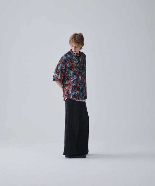 Iroquois(イロコイ)の「MODEST H/S BIG SH(シャツ/ブラウス・メンズ・レッド系その他/ブルー系その他・2/3/1)」の12枚目の写真