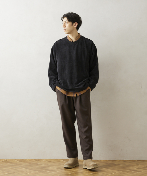 JOURNAL STANDARD relume(ジャーナルスタンダード レリューム)の「CALIFORNIA コーデュロイプルオーバーTシャツ(Tシャツ/カットソー・メンズ・ブラック/ブラウン/カーキ・MEDIUM/LARGE)」の18枚目の写真