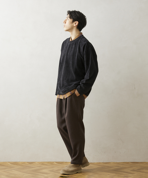 JOURNAL STANDARD relume(ジャーナルスタンダード レリューム)の「CALIFORNIA コーデュロイプルオーバーTシャツ(Tシャツ/カットソー・メンズ・ブラック/ブラウン/カーキ・MEDIUM/LARGE)」の11枚目の写真