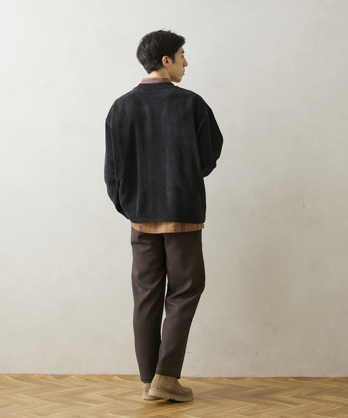 JOURNAL STANDARD relume(ジャーナルスタンダード レリューム)の「CALIFORNIA コーデュロイプルオーバーTシャツ(Tシャツ/カットソー・メンズ・ブラック/ブラウン/カーキ・MEDIUM/LARGE)」の4枚目の写真