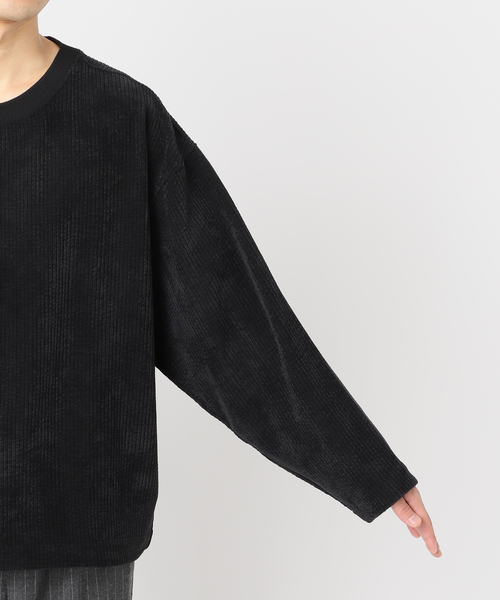 JOURNAL STANDARD relume(ジャーナルスタンダード レリューム)の「CALIFORNIA コーデュロイプルオーバーTシャツ(Tシャツ/カットソー・メンズ・ブラック/ブラウン/カーキ・MEDIUM/LARGE)」の7枚目の写真