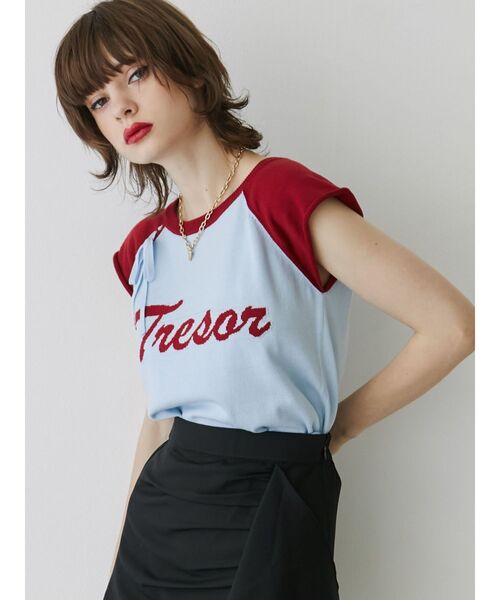 jouetie（ジュエティ）の「リボンステッチニット（ニット/セーター・レディース・オフホワイト/ピンク/ブルー・MEDIUM）」の9枚目の写真