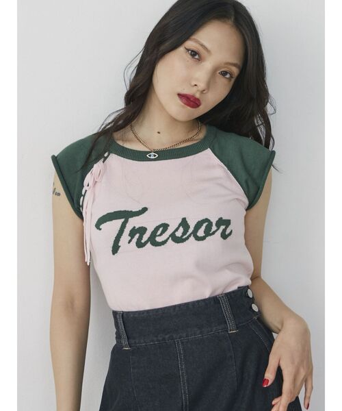 jouetie（ジュエティ）の「リボンステッチニット（ニット