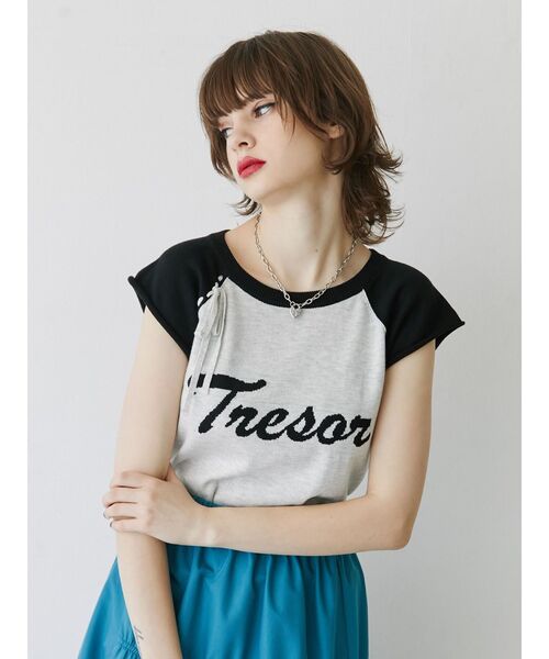 jouetie（ジュエティ）の「リボンステッチニット（ニット/セーター・レディース・オフホワイト/ピンク/ブルー・MEDIUM）」の19枚目の写真