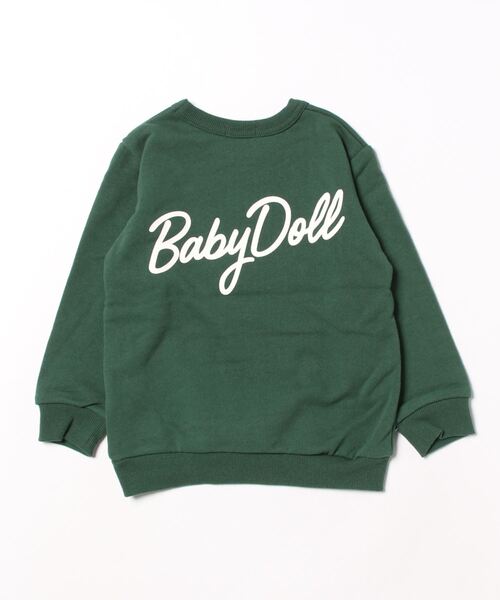 ベビードール　ブルゾン　スウェット セール親子お揃い ランダムロゴ トレーナー 9938A（スウェット