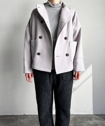VENT BLANC ウール混ボトルネックコート