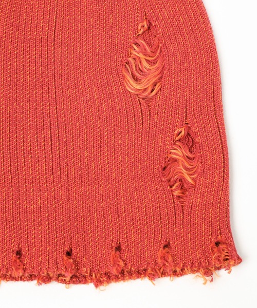 PAGEBOY（ページボーイ）の「ダメージビーニー（ニットキャップ/ビーニー・レディース・ブラック/ブルー/レッド・FREE）」の17枚目の写真