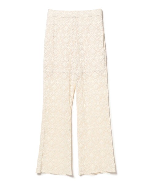 Ray BEAMS（レイビームス）の「Ray BEAMS / カット レース シアー パンツ（その他パンツ・レディース・ブラック/オフホワイト・1/0）」の19枚目の写真