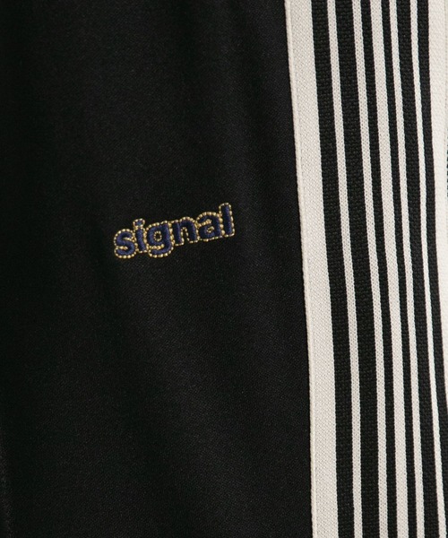 SIGNAL SPORTS(シグナルスポーツ)の「【SIGNAL SPORTS】サイドライン/ワイドストレートトラックパンツ(スラックス・メンズ・グリーン/ブラック/ライトブルー/オフホワイト・LARGE/MEDIUM/SMALL)」の16枚目の写真
