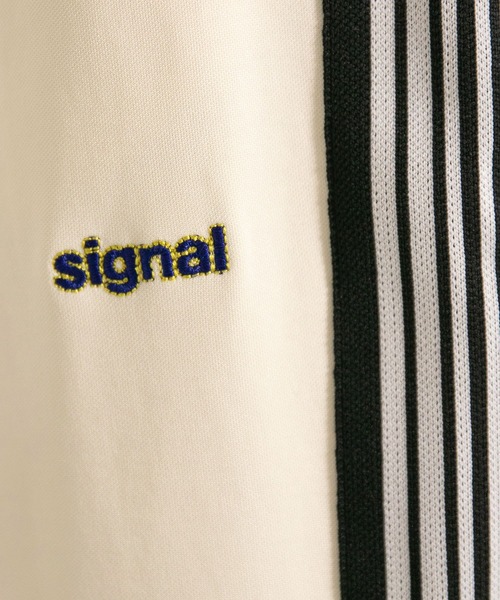 SIGNAL SPORTS(シグナルスポーツ)の「【SIGNAL SPORTS】サイドライン/ワイドストレートトラックパンツ(スラックス・メンズ・グリーン/ブラック/ライトブルー/オフホワイト・LARGE/MEDIUM/SMALL)」の17枚目の写真