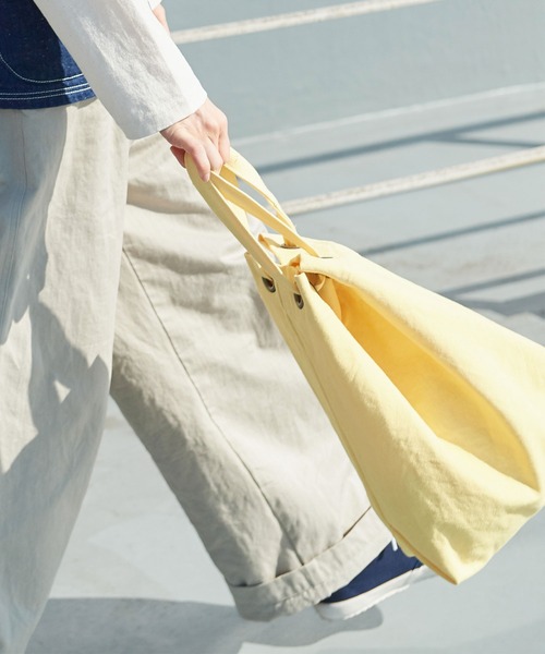 PAR ICI KLASSISK（パーリッシィクラシスク）の「ateliers PENELOPE リングトート（トートバッグ・レディース・ブルー/イエロー/ブラック/ホワイト/ダークグリーン・FREE）」の6枚目の写真