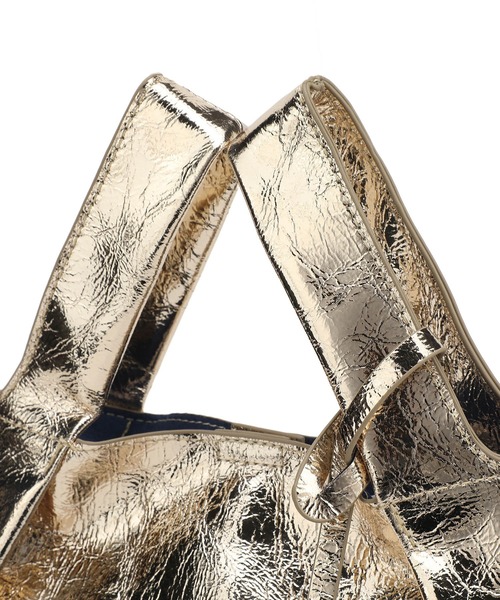 Ungrid（アングリッド）の「【Ungrid/アングリッド】メタリック 軽量マルシェバッグ（ハンドバッグ・レディース・ブロンズ/ゴールド/シルバー/ブラック・FREE）」の15枚目の写真