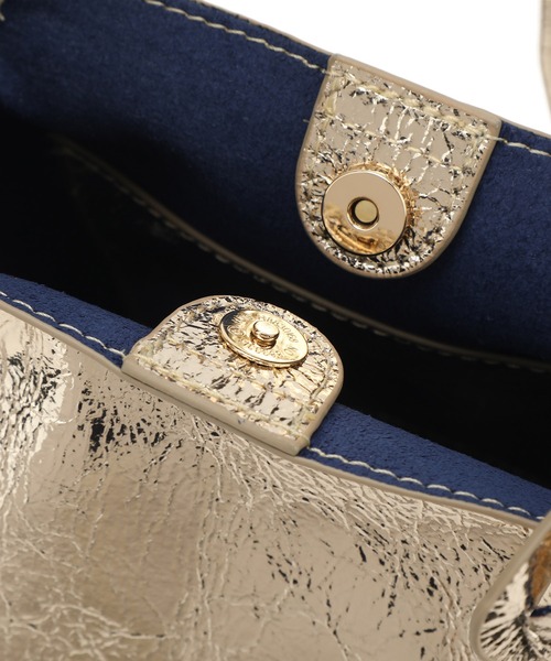 Ungrid（アングリッド）の「【Ungrid/アングリッド】メタリック 軽量マルシェバッグ（ハンドバッグ・レディース・ブロンズ/ゴールド/シルバー/ブラック・FREE）」の7枚目の写真