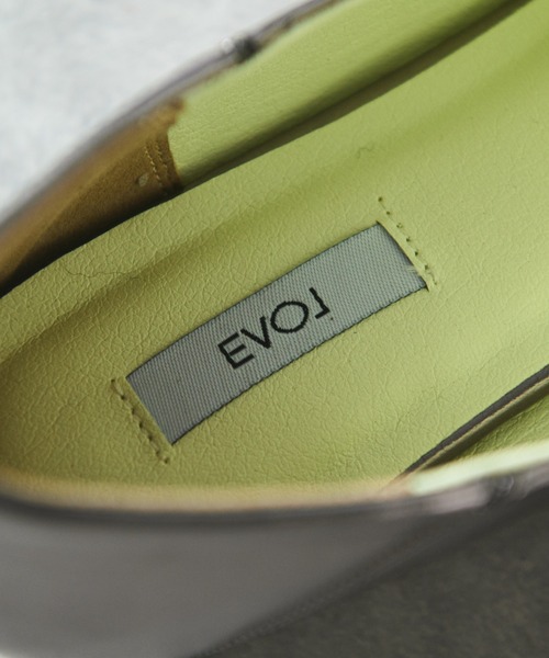EVOL（イーボル）の「【EVOL(イーボル)】デザインヒールコインローファー（ローファー・レディース・ブロンズ/ブラック・23.5/24.5/22.5）」の8枚目の写真