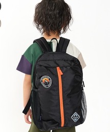 ワッペン付き撥水オーバルリュック