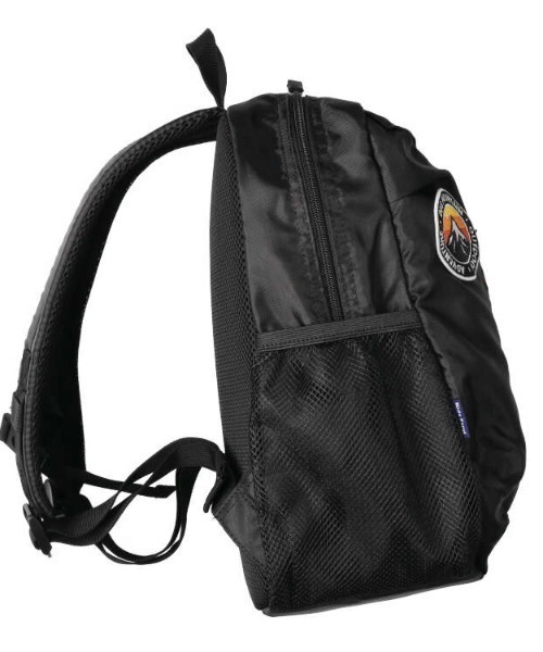 Kids Foret（キッズフォーレ）の「ワッペン付き撥水オーバルリュック（バックパック/リュック・キッズ・ベージュ/ブラック・M/L）」の8枚目の写真