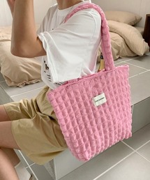 ぽこぽこトートバッグ ワッフル風バッグ
