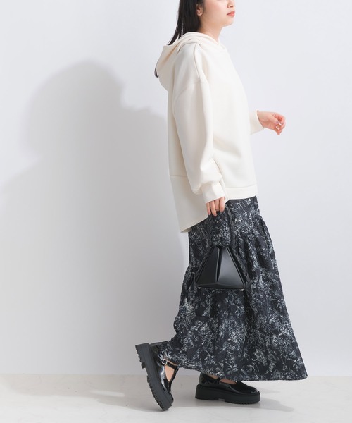 PICCIN（ピッチン）の「【WEB限定】膨れスポンジリバーパーカー（パーカー・レディース・オフホワイト/ブラック・S/M/L）」の9枚目の写真