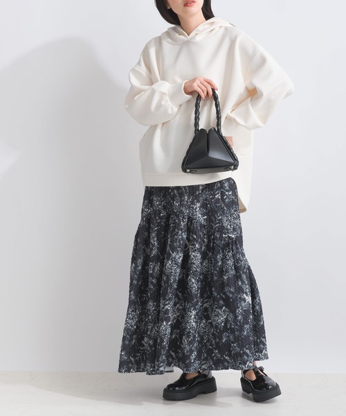 PICCIN（ピッチン）の「【WEB限定】膨れスポンジリバーパーカー（パーカー・レディース・オフホワイト/ブラック・S/M/L）」の8枚目の写真