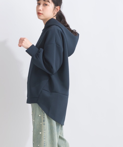 PICCIN（ピッチン）の「【WEB限定】膨れスポンジリバーパーカー（パーカー・レディース・オフホワイト/ブラック・S/M/L）」の12枚目の写真