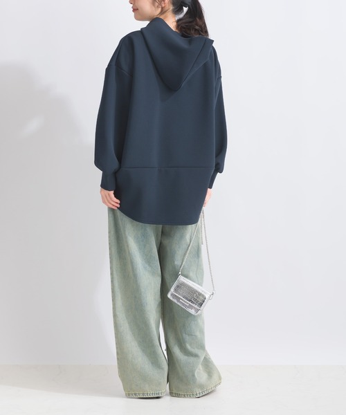 PICCIN（ピッチン）の「【WEB限定】膨れスポンジリバーパーカー（パーカー・レディース・オフホワイト/ブラック・S/M/L）」の17枚目の写真