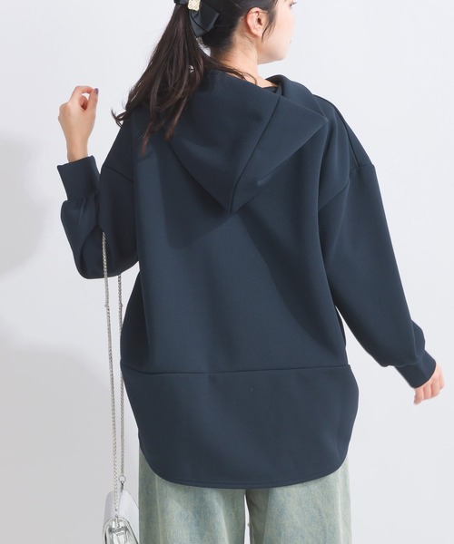 PICCIN（ピッチン）の「【WEB限定】膨れスポンジリバーパーカー（パーカー・レディース・オフホワイト/ブラック・S/M/L）」の13枚目の写真