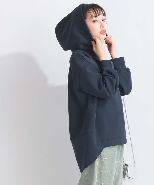 PICCIN（ピッチン）の「【WEB限定】膨れスポンジリバーパーカー（パーカー・レディース・オフホワイト/ブラック・S/M/L）」の14枚目の写真