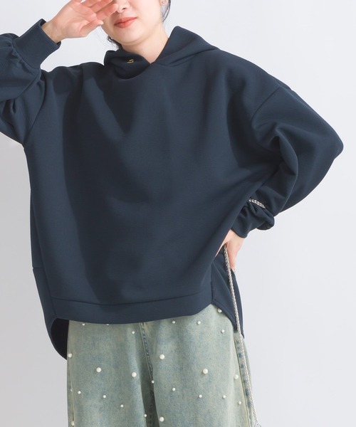 PICCIN（ピッチン）の「【WEB限定】膨れスポンジリバーパーカー（パーカー・レディース・オフホワイト/ブラック・S/M/L）」の11枚目の写真