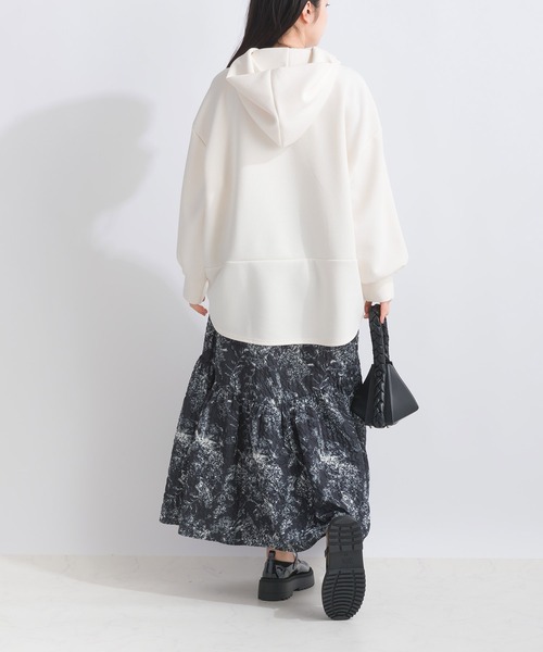 PICCIN（ピッチン）の「【WEB限定】膨れスポンジリバーパーカー（パーカー・レディース・オフホワイト/ブラック・S/M/L）」の10枚目の写真