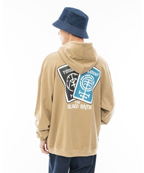 ELEMENT(エレメント)の「ELEMENT メンズ CARD HOOD パーカー/エレメントプルオーバーパーカー・フーディー(パーカー・メンズ・ブラック/ベージュ/ネイビー・LARGE/X-LARGE/MEDIUM)」の16枚目の写真