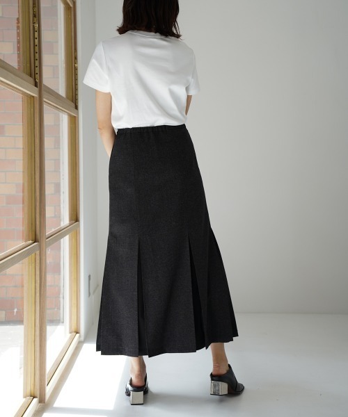 CIEL'AIR（シエルエアー）の「Design Mermaid Skirt（スカート・レディース・ネイビー/ブラック・L/M）」の5枚目の写真