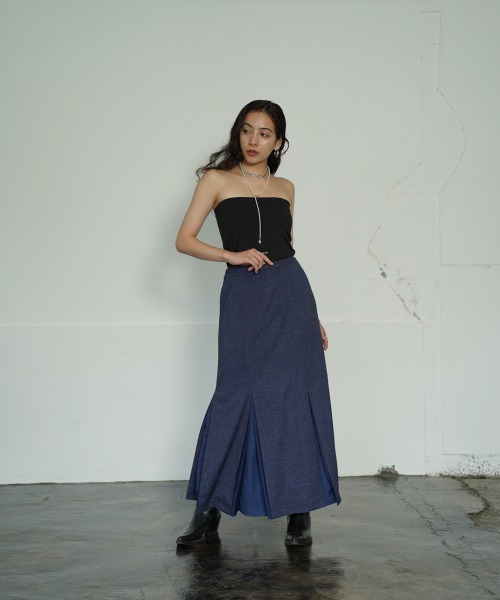 CIEL'AIR（シエルエアー）の「Design Mermaid Skirt（スカート・レディース・ネイビー/ブラック・L/M）」の13枚目の写真