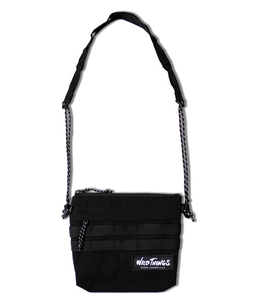 WILD THINGS（ワイルドシングス）の「WILD THINGS ｻｺｯｼｭ（ショルダーバッグ・メンズ・ブラック/オリーブ・FREE）」の2枚目の写真