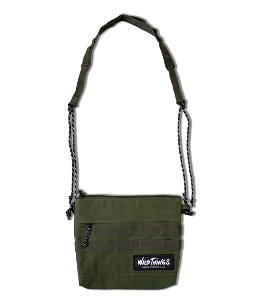 WILD THINGS（ワイルドシングス）の「WILD THINGS ｻｺｯｼｭ（ショルダーバッグ・メンズ・ブラック/オリーブ・FREE）」の5枚目の写真
