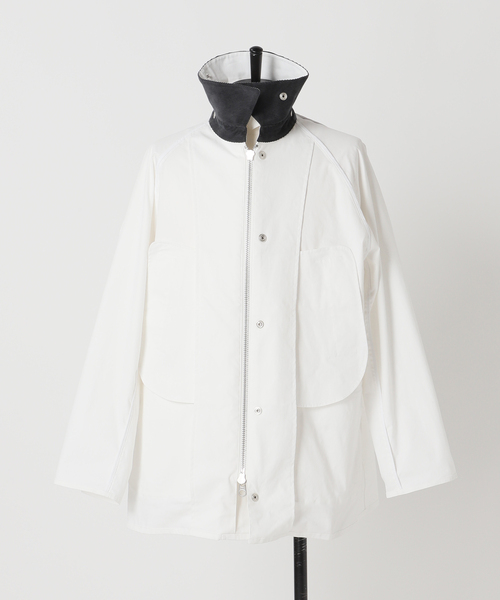 Barbour（バブアー）の「【Barbour / バブアー】別注 EDIFICE 30th anniversary BEDALE（その他アウター・メンズ・カーキ/ホワイト・34/36/38/40）」の3枚目の写真