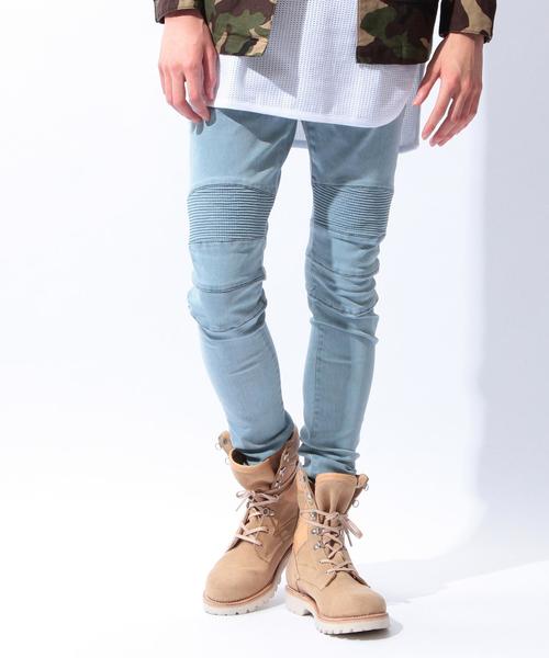 MONKEY TIME（モンキータイム）の「＜monkey time＞ ∴  バイカージェギンスデニム◆（デニムパンツ・メンズ・コバルトブルー・X-LARGE/LARGE/MEDIUM/SMALL）」の13枚目の写真