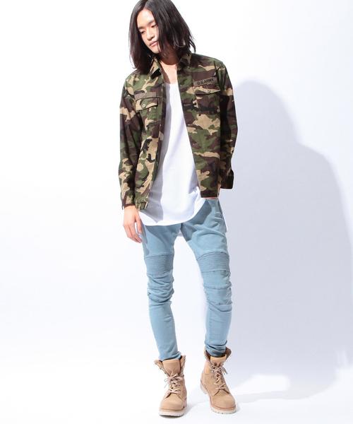 MONKEY TIME（モンキータイム）の「＜monkey time＞ ∴  バイカージェギンスデニム◆（デニムパンツ・メンズ・コバルトブルー・X-LARGE/LARGE/MEDIUM/SMALL）」の7枚目の写真