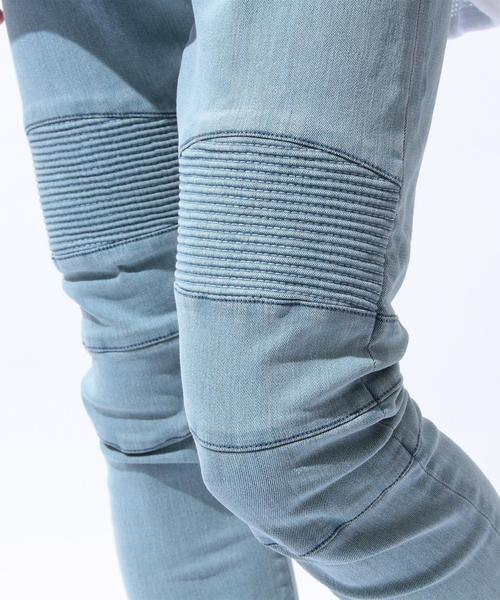 MONKEY TIME（モンキータイム）の「＜monkey time＞ ∴  バイカージェギンスデニム◆（デニムパンツ・メンズ・コバルトブルー・X-LARGE/LARGE/MEDIUM/SMALL）」の10枚目の写真