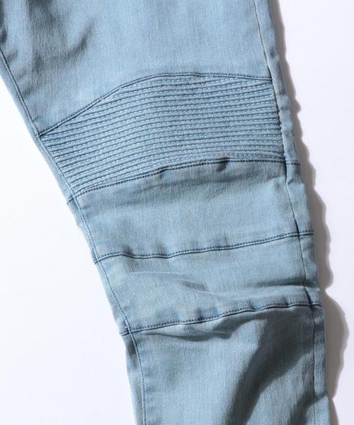 MONKEY TIME（モンキータイム）の「＜monkey time＞ ∴  バイカージェギンスデニム◆（デニムパンツ・メンズ・コバルトブルー・X-LARGE/LARGE/MEDIUM/SMALL）」の4枚目の写真