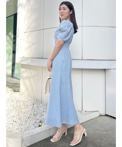 【美品】mercuryduo マーキュリーデュオ　ドットワンピース マーキュリーデュオ MERCURYDUO 【小澤美里コラボ】レース