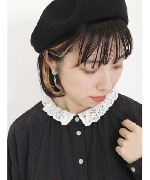 Samansa Mos2(サマンサ モスモス)の「柄アソートレース襟チュニック(チュニック・レディース・ブルー/ベージュ/チャコールグレー/キナリ/グリーン・F)」の16枚目の写真