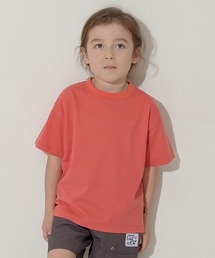 b・ROOM | 【型崩れしないやわらかコットン】裾スリットシンプルビッグTシャツ(Tシャツ/カットソー)