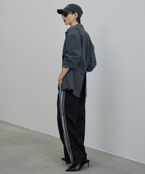 JOSE MOON トラックパンツ JOSE MOON（ジョゼムーン）の「SHINY TRACK PANTS/シャイニー