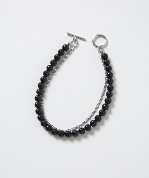 FACTOTUM（ファクトタム）の「【FACTOTUM】ストーンブレスレット（ブレスレット・メンズ・ブラック/ホワイト・FREE）」の6枚目の写真