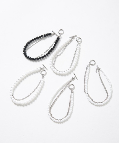 FACTOTUM（ファクトタム）の「【FACTOTUM】ストーンブレスレット（ブレスレット・メンズ・ブラック/ホワイト・FREE）」の9枚目の写真