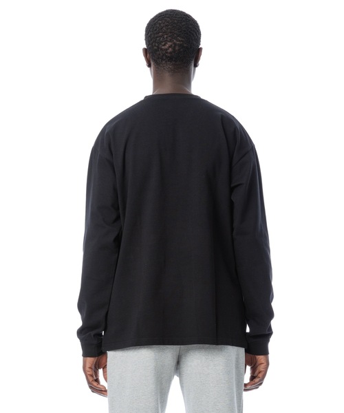 Knuu（ヌウ）の「9.5oz Heavy Long Sleeve T-Shirt / ヘビーベーシック長袖Tシャツ（Tシャツ/カットソー・メンズ・ホワイト/ネイビー/ブラック・LARGE/MEDIUM/X-LARGE/SMALL/XX-LARGE/X-SMALL）」の7枚目の写真