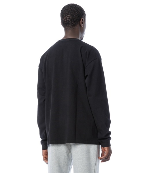 Knuu（ヌウ）の「9.5oz Heavy Long Sleeve T-Shirt / ヘビーベーシック長袖Tシャツ（Tシャツ/カットソー・メンズ・ホワイト/ネイビー/ブラック・LARGE/MEDIUM/X-LARGE/SMALL/XX-LARGE/X-SMALL）」の8枚目の写真
