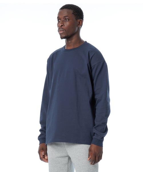 Knuu（ヌウ）の「9.5oz Heavy Long Sleeve T-Shirt / ヘビーベーシック長袖Tシャツ（Tシャツ/カットソー・メンズ・ホワイト/ネイビー/ブラック・LARGE/MEDIUM/X-LARGE/SMALL/XX-LARGE/X-SMALL）」の9枚目の写真
